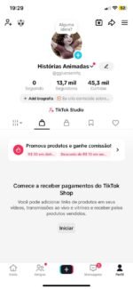 CONTA DO TIKTOK SHOP ATIVO + MONETIZADA +13,7K SEGUIDORES (ENGAJAMENTO REAL)
