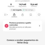 CONTA DO TIKTOK COM SHOP ATIVO, +15K SEGUIDORES E SÓ FALTA VIEWS PRA MONETIZAÇÃO