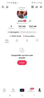 CONTA DO TIKTOK MONETIZADA +14,7K SEGUIDORES (ENGAJAMENTO REAL)