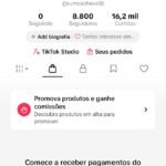 CONTA DO TIKTOK COM SHOP ATIVO +8,8K SEGUIDORES +16K CURTIDAS (LIVES ATIVAS)