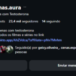 Conta no Instagram com 23mil seguidores e pegando muitas visualizações nos reels