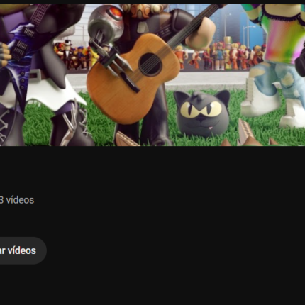 Canal Top de React e games em crescimento 915 inscritos