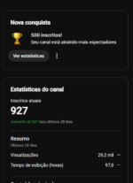 Canal Top de React e games em crescimento 915 inscritos - Imagem 3