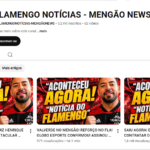 CANAL DO FLAMENGO TOP MONETIZADO 3200 INSCRITOS