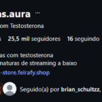 Conta no Instagram com mais de 25mil seguidores e crescendo!