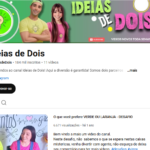Vendo Canal Youtube 184 Mil Inscritos Ideias De Dois