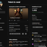 CANAL YOUTUBE DISPONÍVEL ️ Canal 1.403 Mil Inscritos 🚀🌱 | Crescimento 100% orgânico (esp) Engajamento 22k (28d)