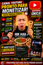 Promoção Canal YouTube quase 55 Mil inscritos
