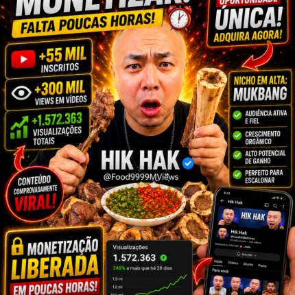 Promoção Canal YouTube quase 55 Mil inscritos