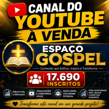 Canal YouTube com 17.690 inscritos - Religião