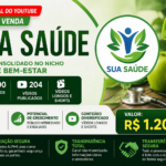 Canal YouTube com 10.100 inscritos - Saúde e Bem-Estar