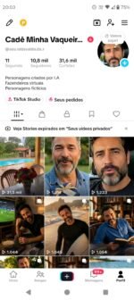 Conta TikTok com TikTok Shop Ativo – Perfil Ainda Não Personalizado