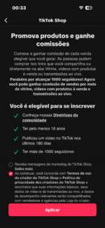 Conta recém criada (TIK TOK SHOP PRONTO PARA ATIVAR, SEM DOCUMENTO!) - Imagem 2