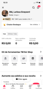Conta 7k seguidores Super Engajada no TikTok Shop - Imagem 3
