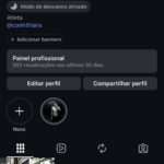 Conta com alto engajamento e bom alcance