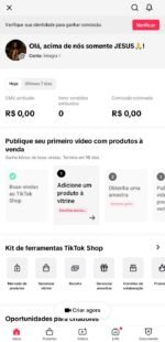 Conta TikTok Shop Ativa | +5.000 Seguidores📉 | conta ideal para TikTok Shop🛍️ | conta nicho de deus 📊 - Imagem 2