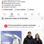 Conta com Tik tok shop ativo com 41 Mil Seguidores