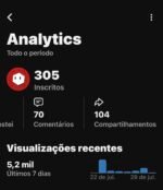 🚀 VENDO CANAL NO YOUTUBE COM 300 INSCRITOS!! 🚀 - ÓTIMO PRA QUEM QUER COMEÇAR COM UM BOM RENDIMENTO! - Imagem 2