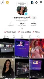 Conta Tiktok Shop ativo com 2.100 seguidores
