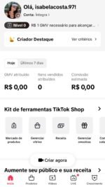 Conta Tiktok Shop ativo com 2.100 seguidores - Imagem 3