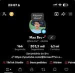 conta tiktok 200k