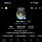 conta tiktok 200k