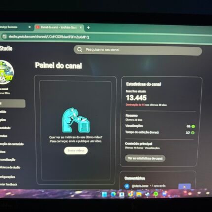 CANAL 13 MIL INSCRITOS NÃO MONETIZADO