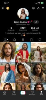 Conta TikTok Shop com 2.130 Seguidores / Nicho de Religião