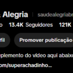 Conta TikTok Nicho Saúde/Cortes de Podcast/Lair Ribeiro 13,4k Seguidores