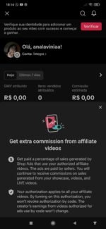 Tik Tok com shop ativo sem documento Sem restrição com 1913 Seguidores - Imagem 4