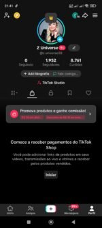 ✅CONTA TIKTOKSHOP ATIVO 🛒 | 1.9 K SEGUIDORES | 2,9 K CURT❤️ | NICHO BELEZA | SEM DOCUMENTOS | ENGAj 29K (28D) 🔥 - Imagem 2