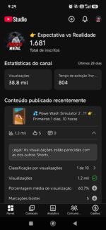 Canal YouTube não monetizado 1680 Inscritos ... Horas subindo canal limpo sem restrição só continuar postando . - Imagem 5