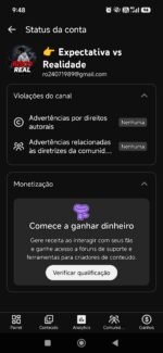 Canal YouTube não monetizado 1680 Inscritos ... Horas subindo canal limpo sem restrição só continuar postando . - Imagem 2