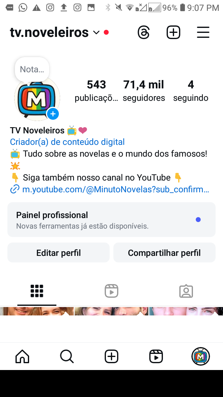 Screenshot_2026-07-20-21-07-18 🔴 INSTAGRAM 71.4K | TV & Novelas 📺 CRESCIMENTO ORGÂNICO! 🔥 | +2.8 MILHÕES de Views em 90 Dias 💥 DESCONTO IMPERDÍVEL - Imagem 1