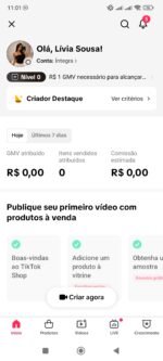 Conta Tiktok Shop ativo com 1.700 seguidores - Imagem 7