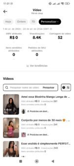 Conta Tiktok Shop ativo com 1.700 seguidores - Imagem 5