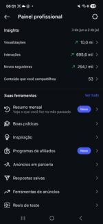 Instagram impecável 288k totalmente orgânicos engajados - Imagem 2