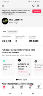 CONTA TIKTOK SHOP ATIVO - 1700 SEGUIDORES - 600 mil visualizações - Imagem 3