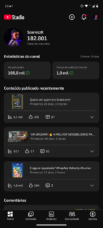 CANAL COM 182 MIL INSCRITOS/ 1 ADVERTÊNCIA/ 5 MILHÕES DE VISUALIZAÇÕES/ POSSIBILIDADE DE MONETIZAÇÃO 🔥 - Imagem 2