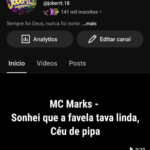 Canal do YouTube 141 mil inscritos