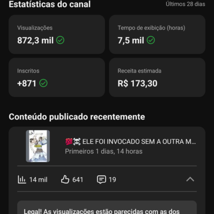 CANAL DARK MONETIZADO com 55k Inscritos - RESUMO DE MANHWA