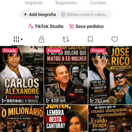 Conta monetizada no tiktok, sem o tiktok shop ativo no momento