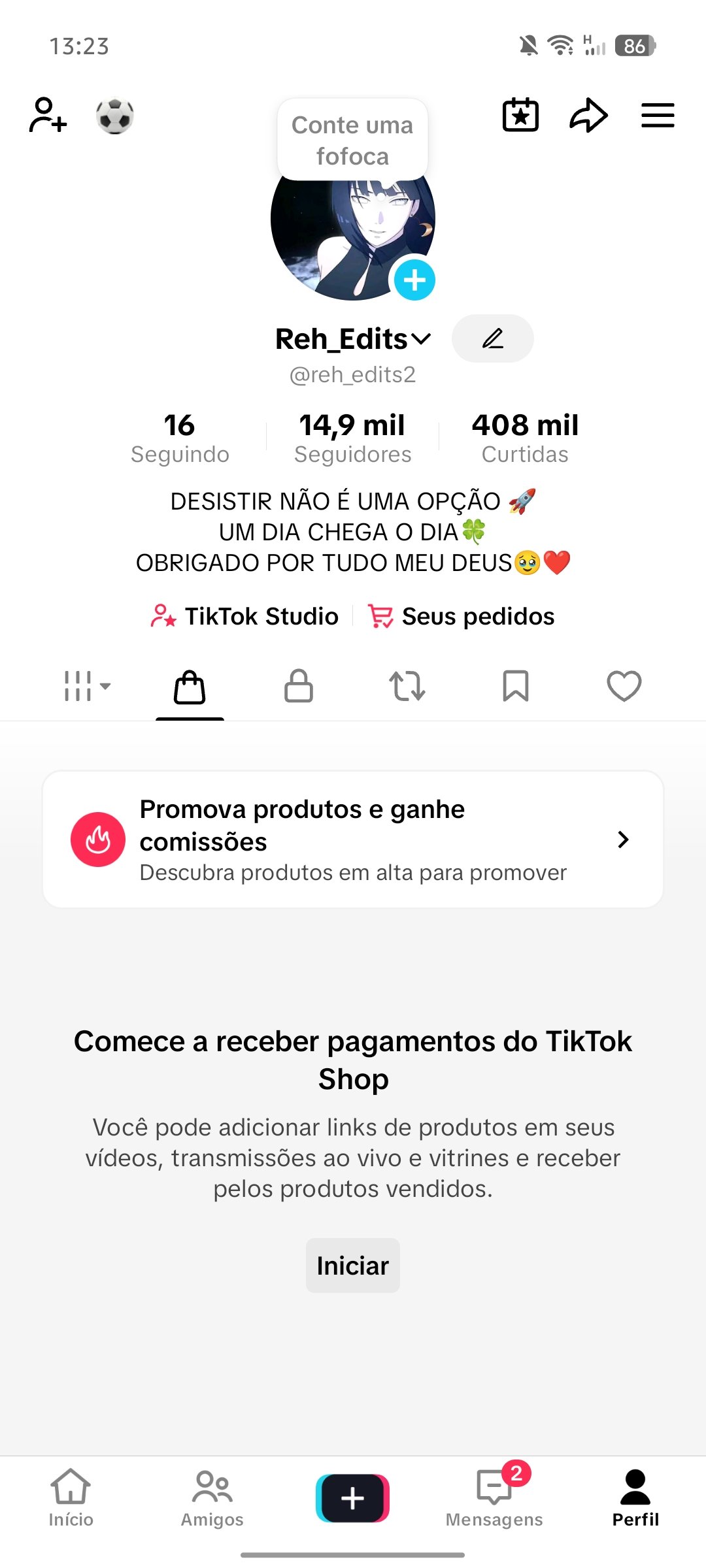 Screenshot_20260720-132305 TIKTOK SHOP 14 mil seguidores reais - Imagem 1