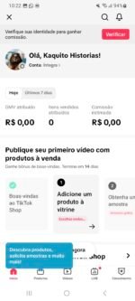 ALTO ENGAJAMENTO! PERFIL 12K+ TIK TOK SHOP SEM DOCUMENTO! - Imagem 3