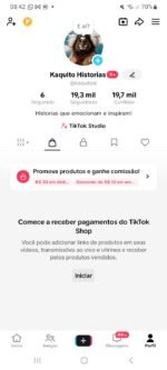 VIRALIZANDO!!! PERFIL 19.3K PERFEITO PRA TIK TOK SHOP! - Imagem 2