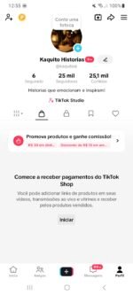 IMPERDÍVEL!!! PERFIL 25K + PERFEITO PRA TIK TOK SHOP! (LIMPO, SEM DOC, ENGAJADO) - Imagem 2