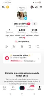 Conta TikTok Shop ativa | pronta para começar a divulgar produtos | entrega rápida | suporte após compra