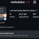 INSTAGRAM 25,7MIL SEGUIDORES *Orgânicos 🇧🇷