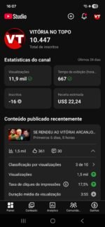 CANAL 10mil inscritos DE FUTEBOL MONETIZADO SEM RESTRIÇÕES PRONTO PARA UTILIZAR - Imagem 3