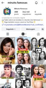 🔴 INSTAGRAM 34K | Mundo Dos Famosos | 💥 ALTO ENGAJAMENTO!!! 💥